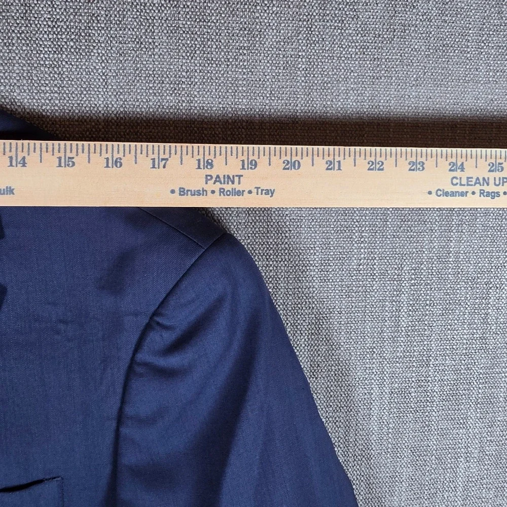 Jos. A. Bank Blazer Mens 40R Navy Blue 1906 Tailored Fit Wool Nylon Sport Coat